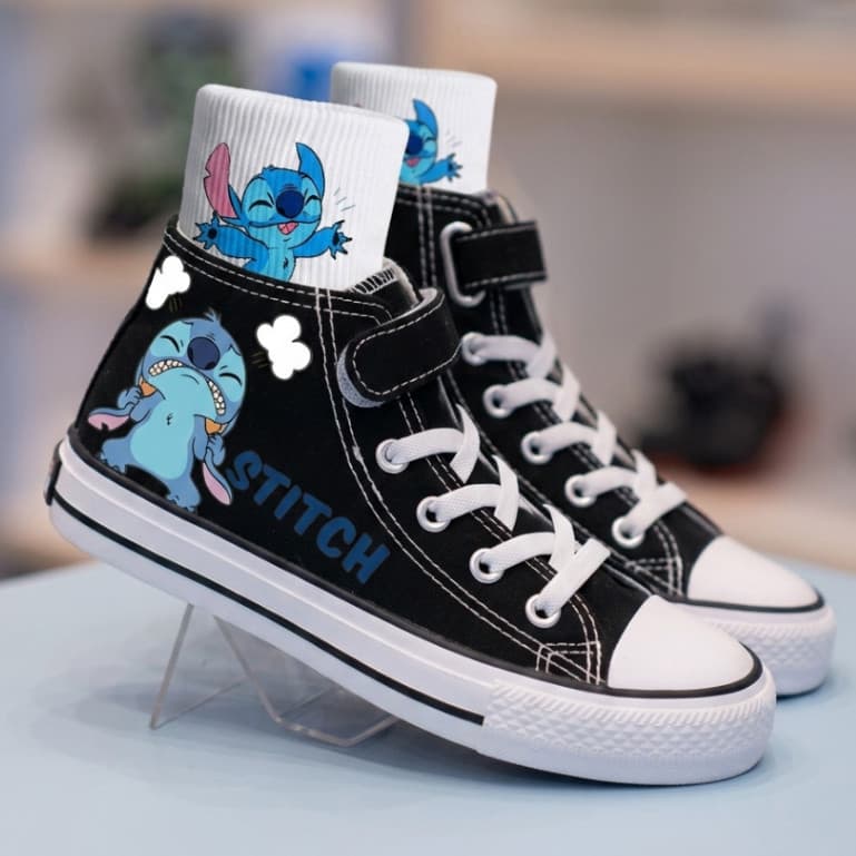 Tenis Botinha Lilo Stch Star Infantil Adulto Diversão Estampada Menino e Menina Pronta Entrega MASTEROUTLETT