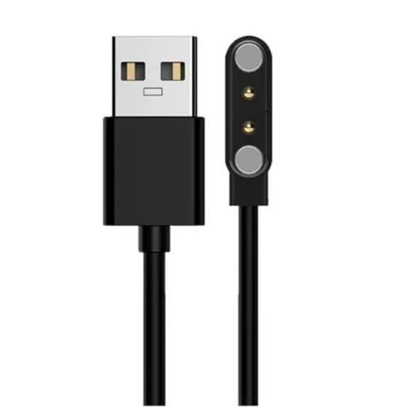 Cabo USB Conector 2 Pinos Para P68 P70 Pro P70s P80 SmartWatch Carregador Magnético
