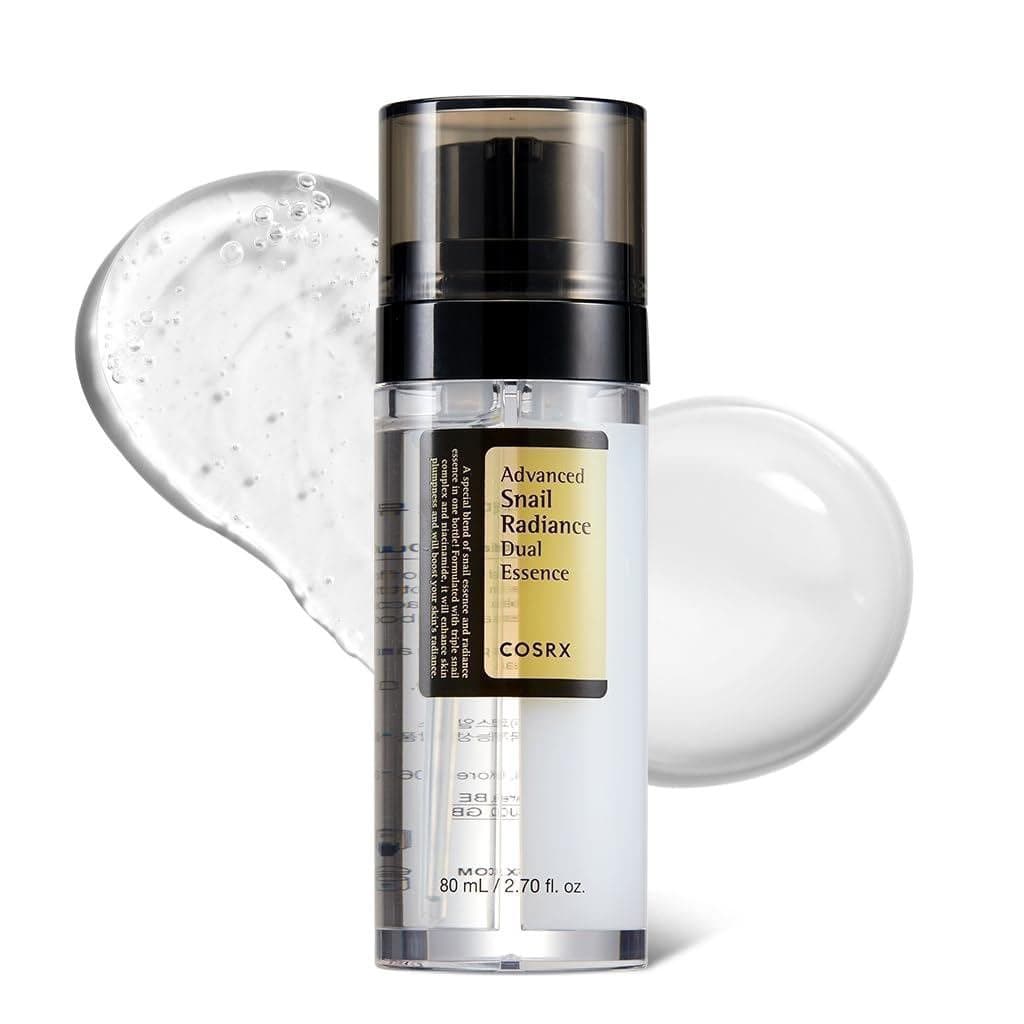 COSRX Niacinamida 5% + Mucina de Caracol 74% Sérum de Dupla Ação, sérum facial anti-envelhecimento, adequado para s