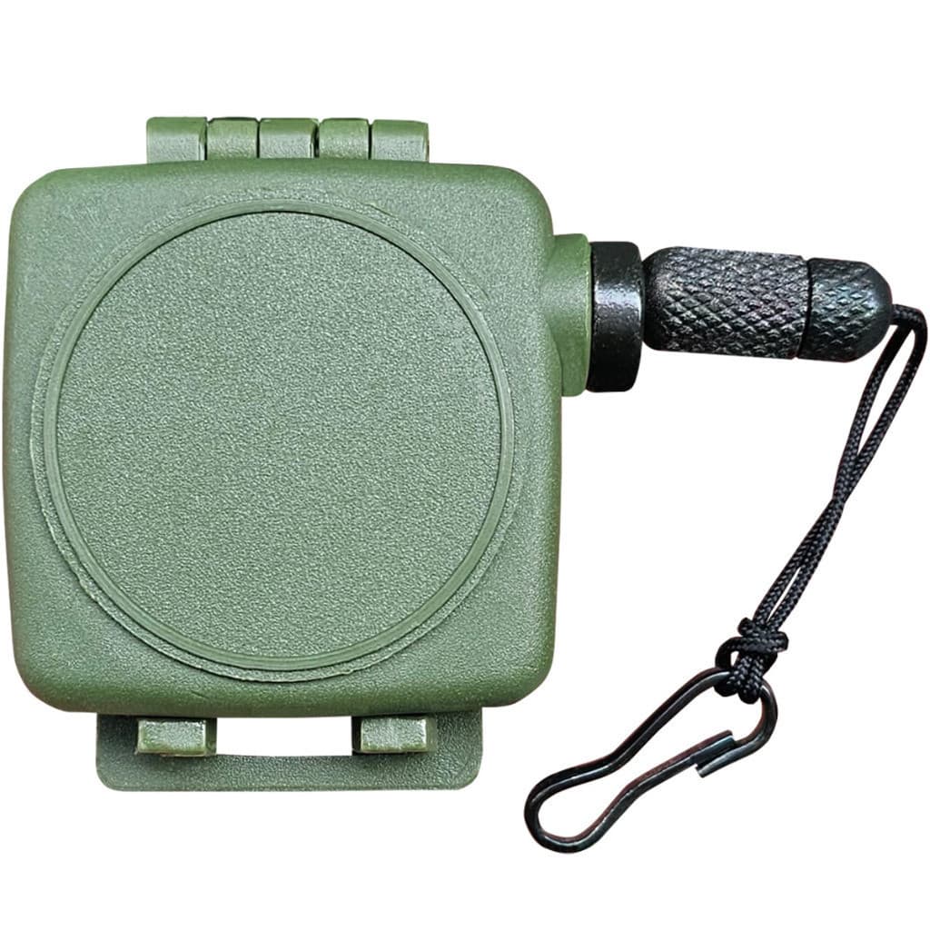 Fiel Retratil Tatico Militar Liso Verde