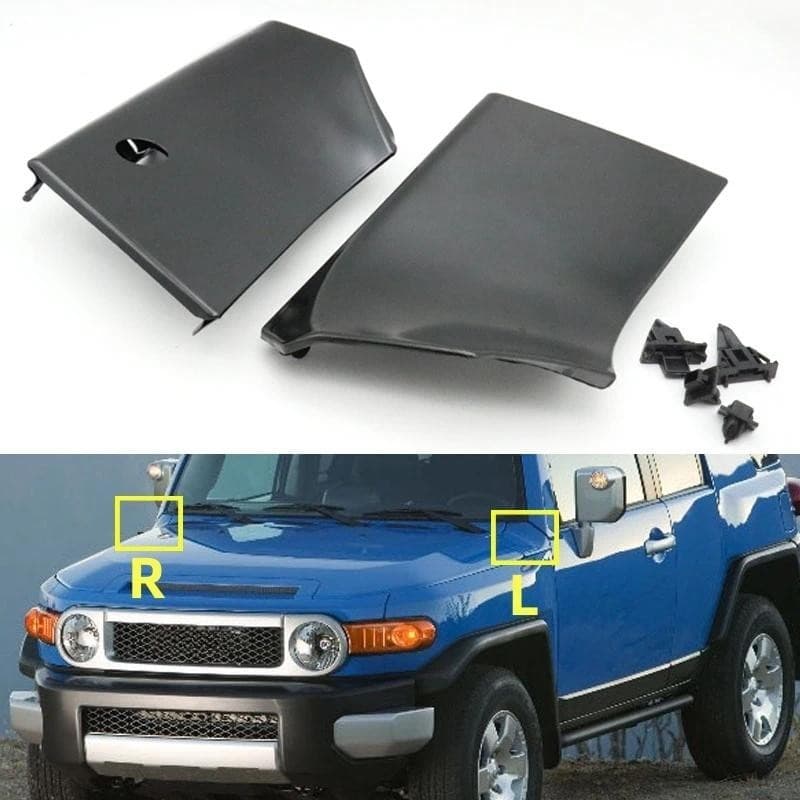 Para Toyota FJ Cruiser 2007-2020 Frente Lado Superior Fender Painel Antena Base Guarnição Coverauto Peças Decoração Do C