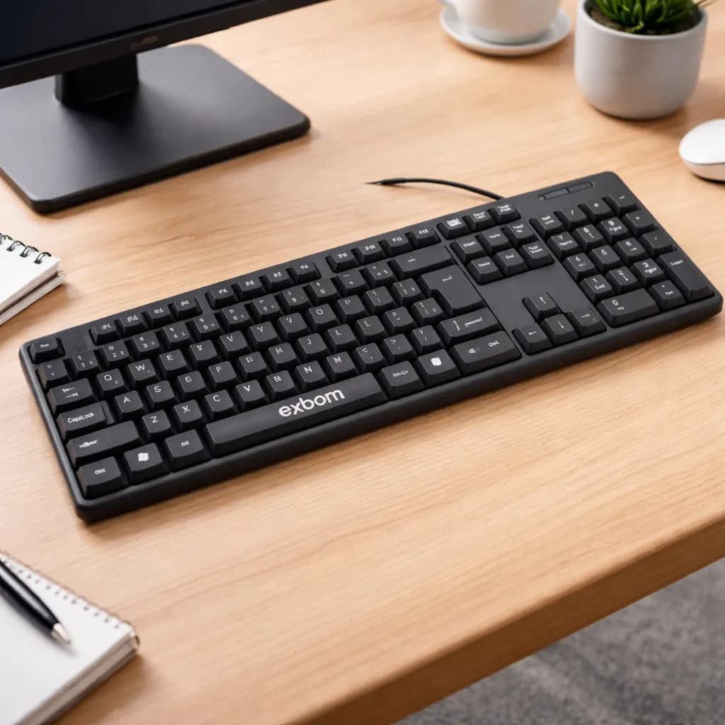 Teclado Exbom Bk-103 Qwerty Preto Português Brasil