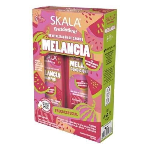 Kit Skala Frutástica Melancia Shampoo 325ml + Condicionador 200ml