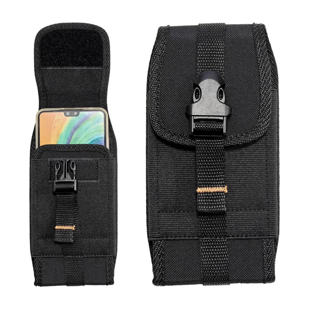 Fivela saco do telefone móvel usar cinto estilo Vertical Oxford pano ferro pendurado cintura saco masculino pai velho lo