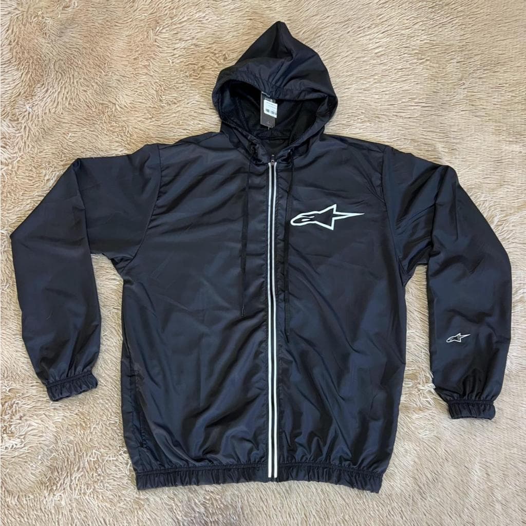 corta vento Impermeável C/Bolso Capuz motoqueiro Esporte Treino Academia alpinestars