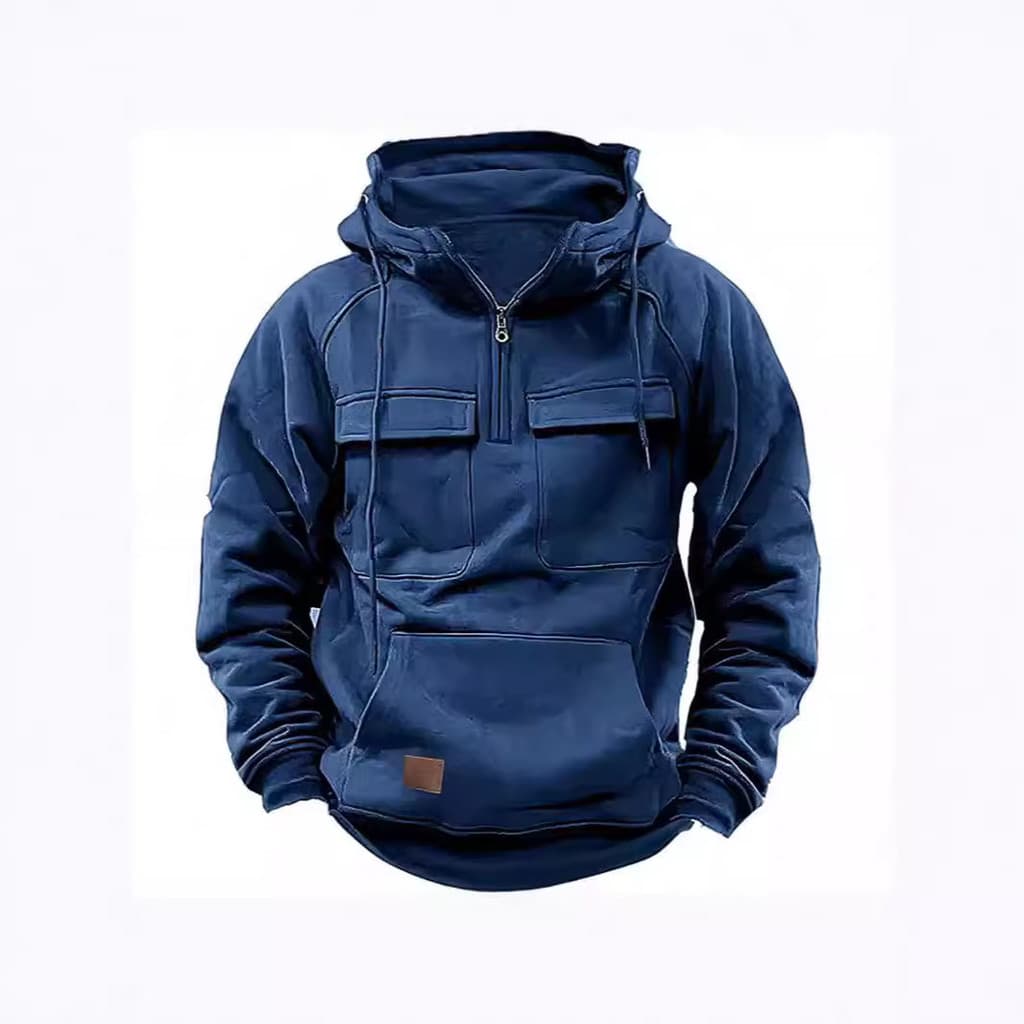Comércio exterior Cross-Border masculino outono inverno com capuz juventude moletom masculino Workwear