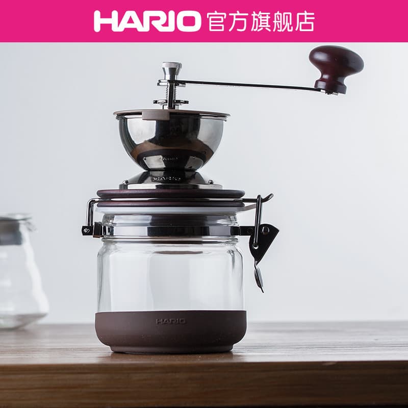 [Loja principal] HARIO Moedor manual de núcleo de moagem de cerâmica Moedor de café doméstico CMHN-4