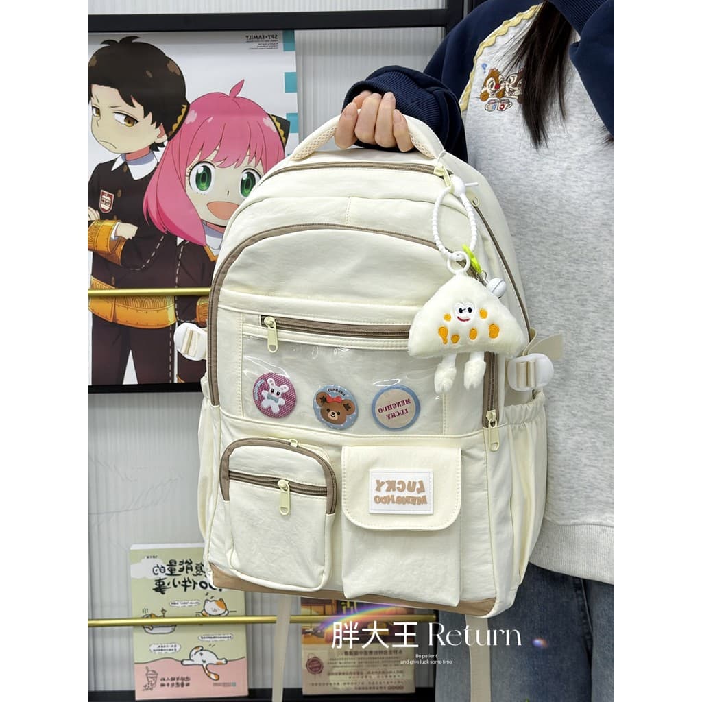 Mochila escolar primária grau 3-6 grande capacidade de um ombro saco do mensageiro leve mochila japonesa bonito mochila