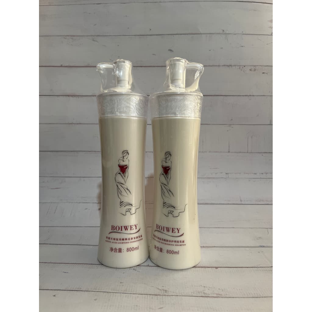 Lanyuan Bowei Zhizhen Aminoácido Shampoo Hidratante Condicionador Refrescante Controle de Óleo Anticaspa Shampoo de Salã