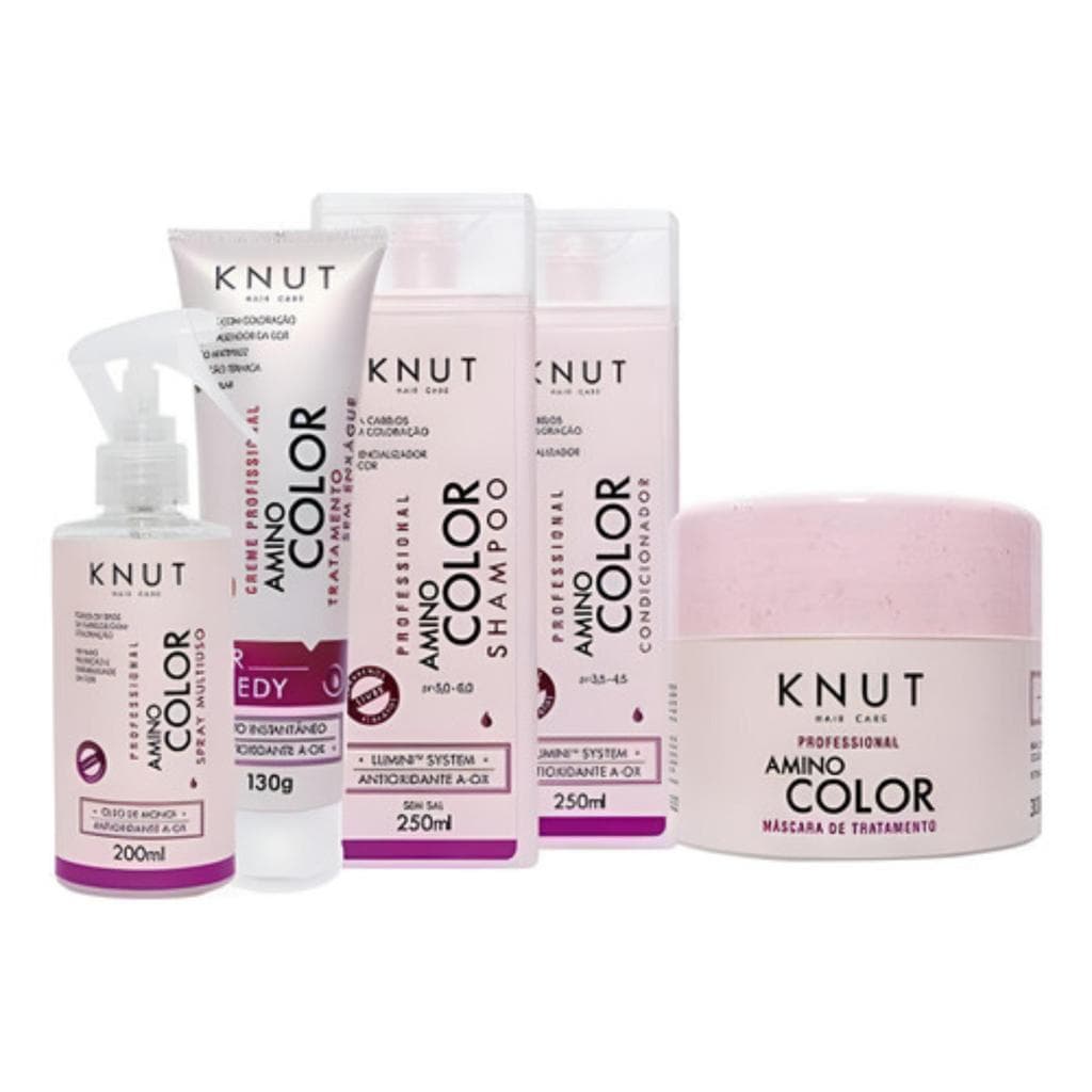 Knut Amino Color Kit Completo 5 Produtos