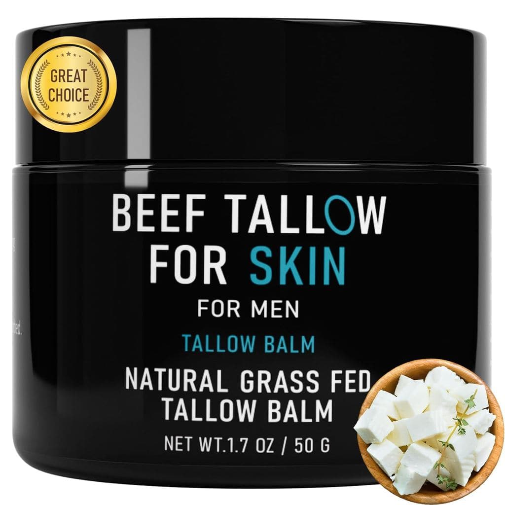 VELOSVIE Sebo de Boi para a Pele, Cuidado da Pele com Sebo de Boi para Homens, Hidratante Facial de Sebo Original Sem Pe