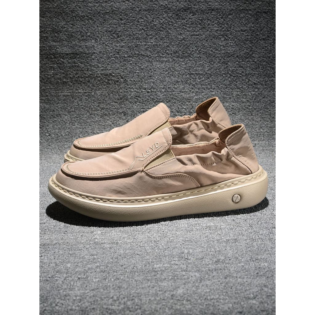 Sapatos de pano antigos de Pequim, sapatos masculinos preguiçosos, primavera outono, respirável, sola macia, leve, para