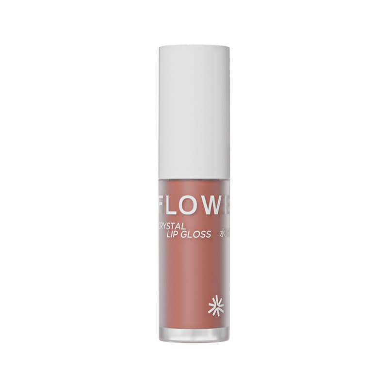 Ode to the Flower Crystal Lip Glaze Chá de Limão Congelado 1 Peça 1.3g de Longa Duração Sem Maquiagem Segurando Cor Senh