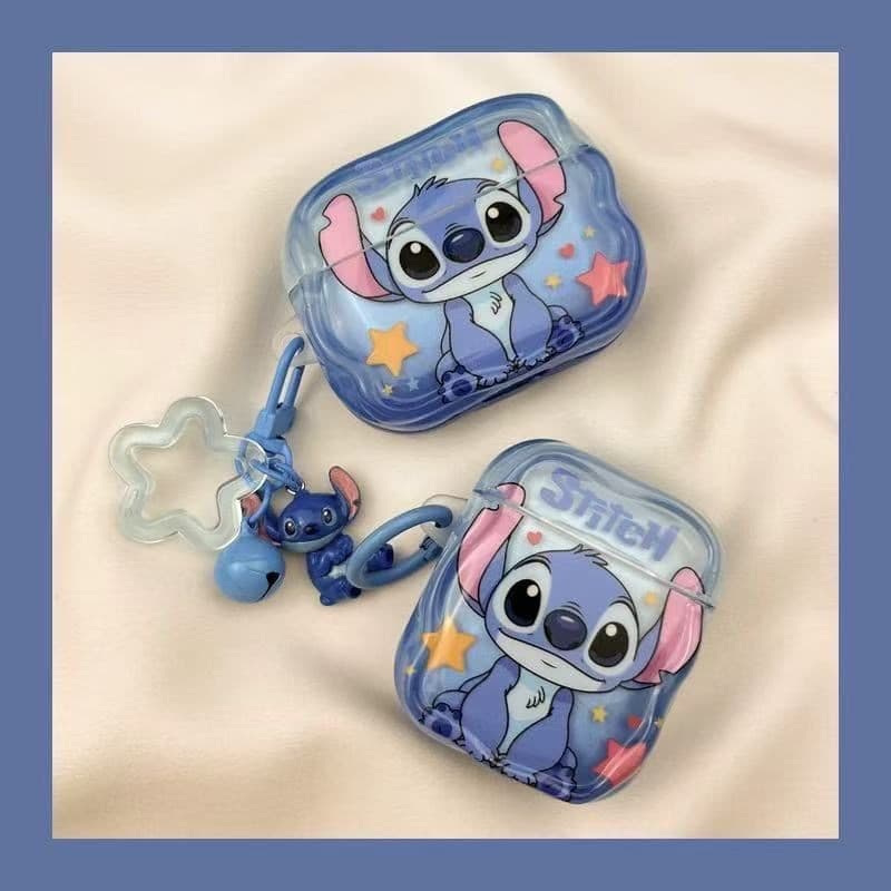 Acessório de capa para fones de ouvido com design de desenho animado fofo ATC2, adequado para Airpods 4 3 2 Pro 1 Pro2.