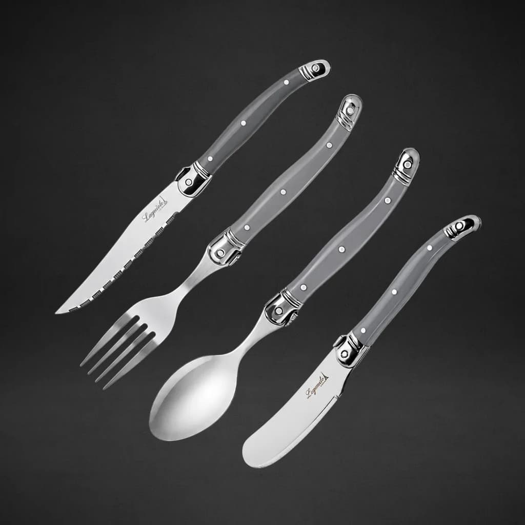 Faqueiro Inox Laguiole La Tour 34 Peças Premium Serviço Completo
