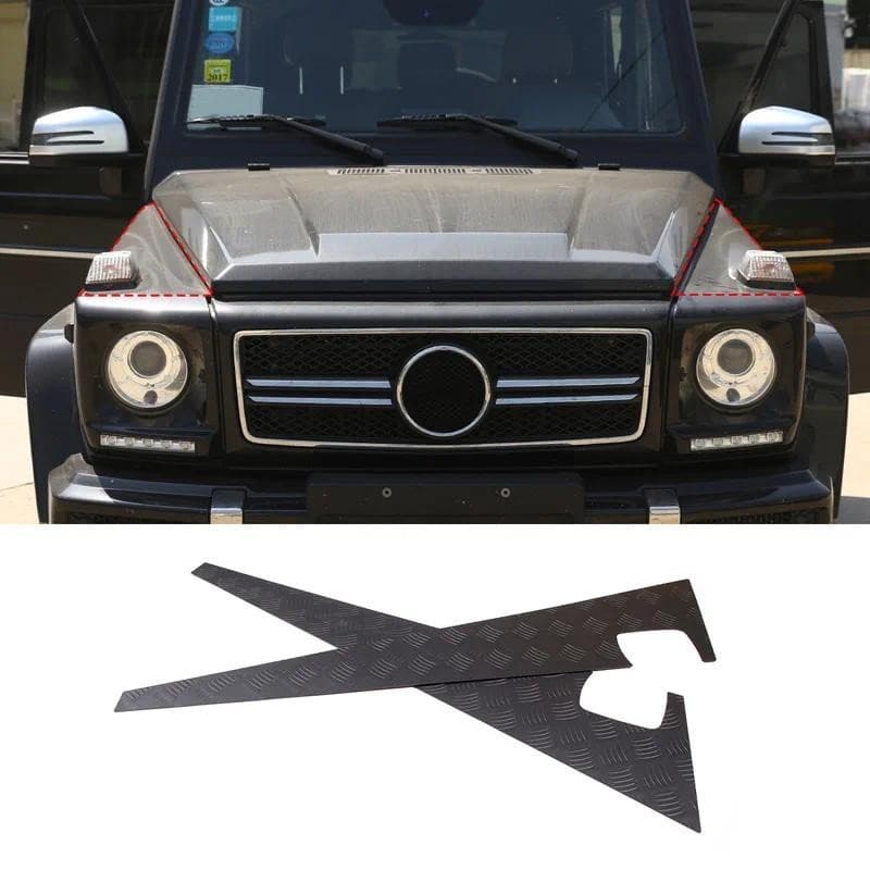 Para Land Rover Defender 110 130 2004-2018 Adesivos De Painel De Proteção Do Capô Carro Liga De Alumínio Acessórios Exte