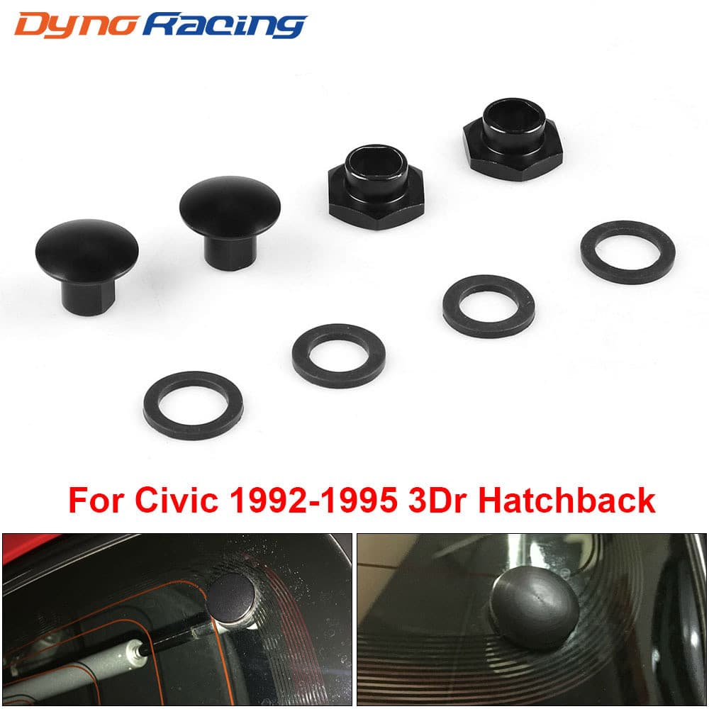 Kit de colunas de vidro traseiro para carro, muito vendido, adequado para acessórios de janela traseira do Honda Civic 9