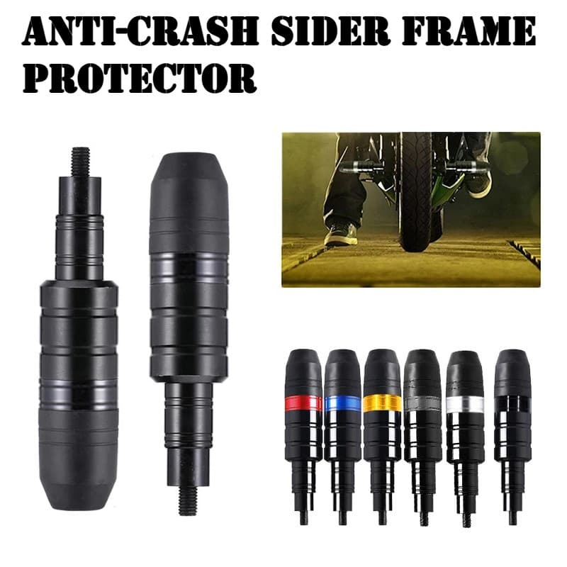 1 Par 8mm Quadro Da Motocicleta Slider Protetor Anti Queda Haste Scooter Motor Quebra Acidente Proteger Vara Barra