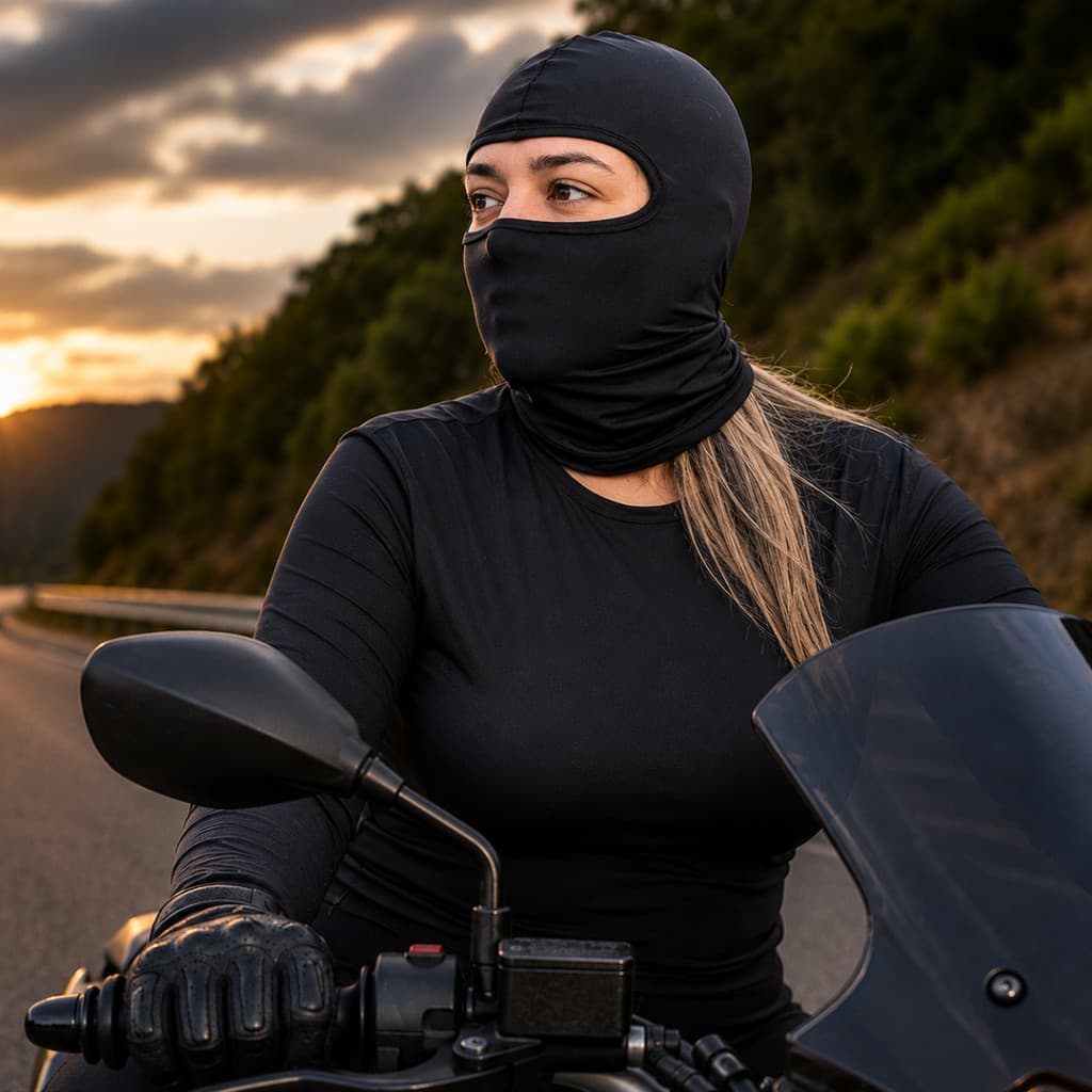 Touca Ninja Balaclava Proteção Moto Térmica Resistente Uv50+