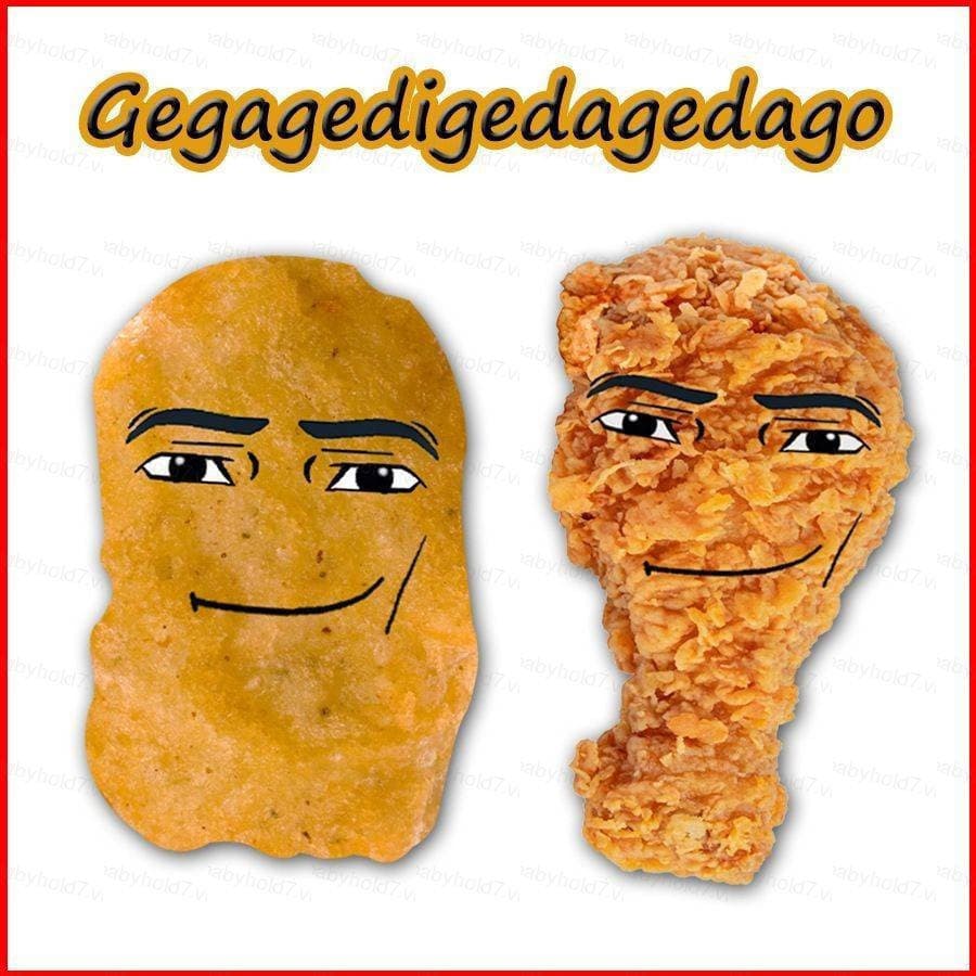 BH7 Roblox Frango Pepita Gegagedigedago Bonecas De Pelúcia Presente Para Crianças Decoração De Casa Engraçado
