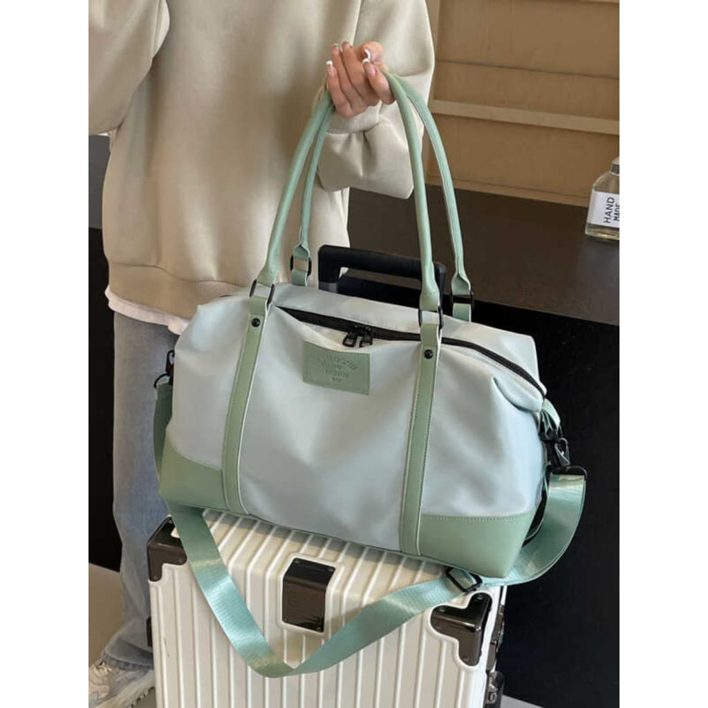 Saco de ginásio de natação feminino viagem de negócios leve saco de armazenamento grande capacidade portátil saco de via