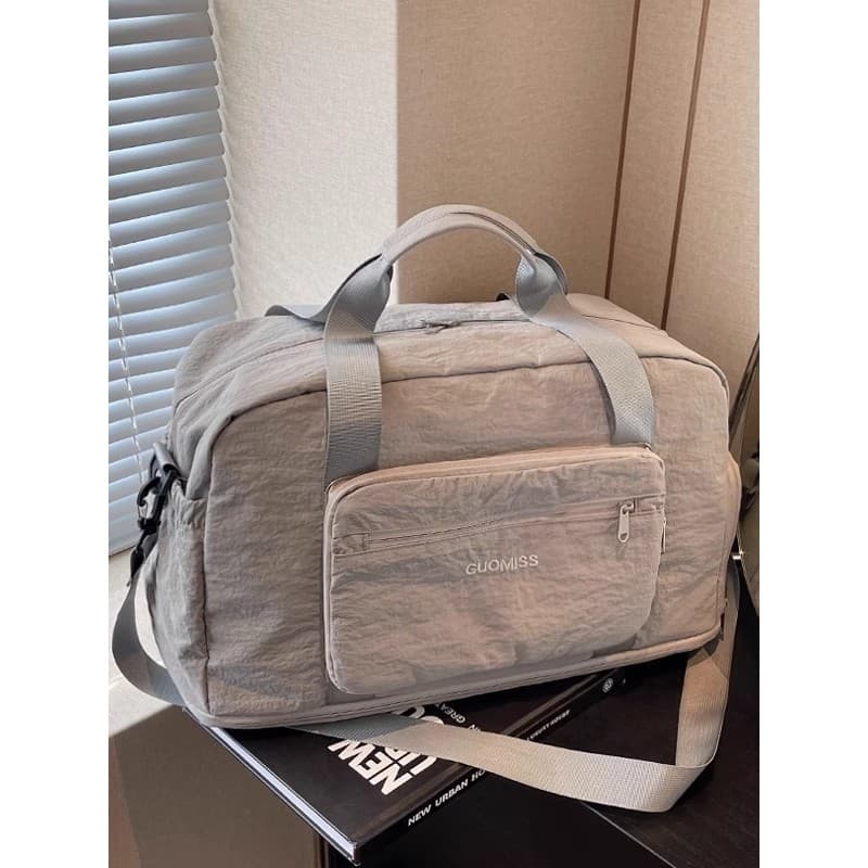 Bolsa de viagem portátil de curta distância de grande capacidade moda feminina leve à prova d'água bolsa de ginástica ma