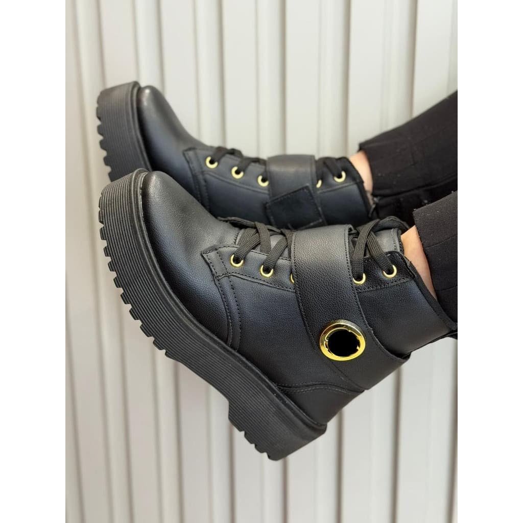 Bota Cano Curto Feminina Fashion Confortável e Moderna