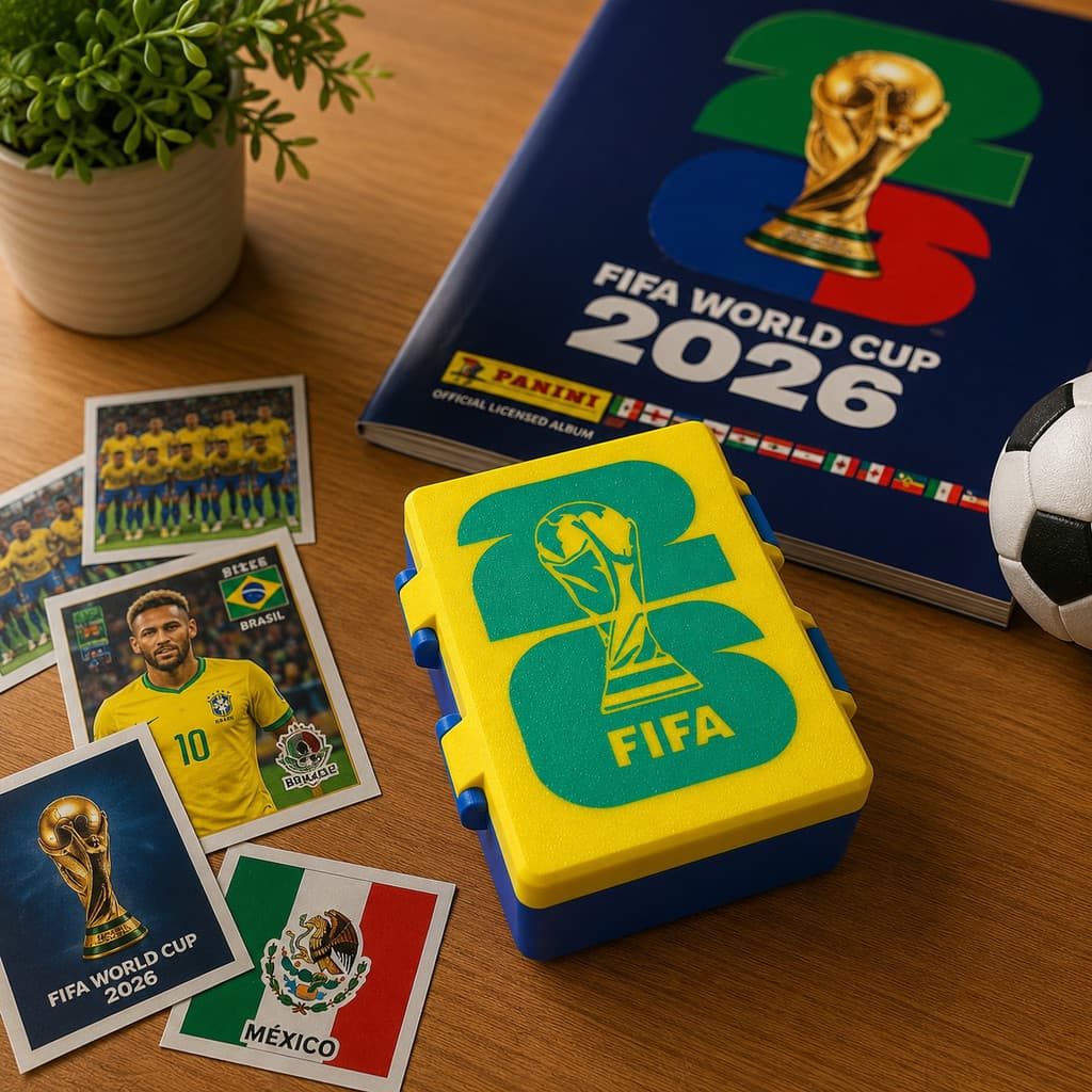 Porta Figurinhas Copa 2026