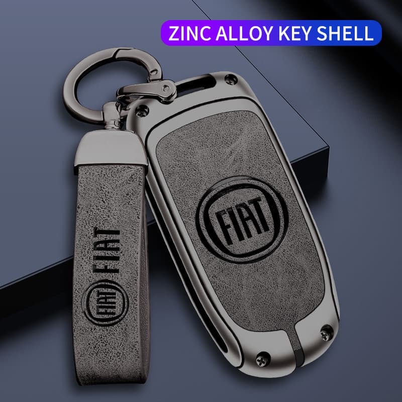 Liga De Zinco Carro Inteligente Remoto Chave Capa Completa Caso Titular Escudo Protetor Para Fiat Freemont 2018 500X 500