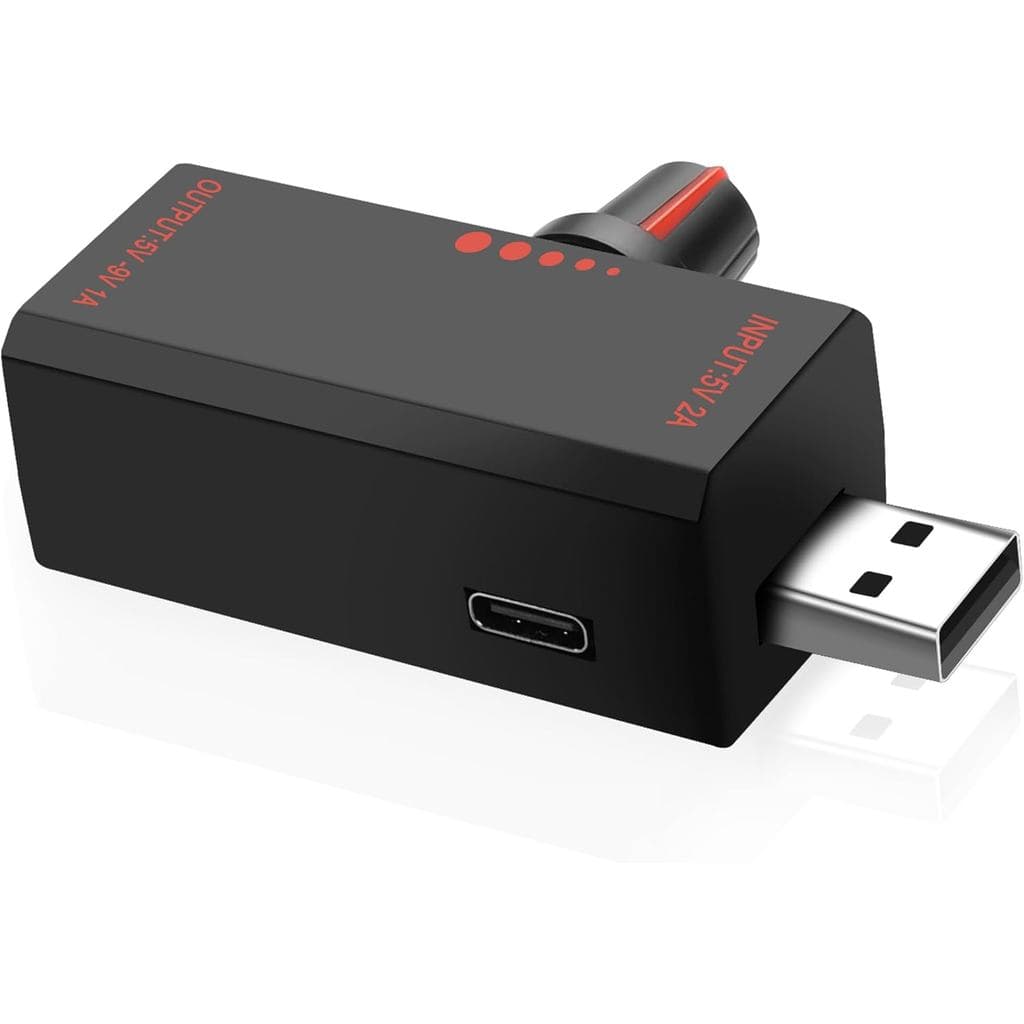 Regulador de Velocidade para Ventilador USB MEIRIYFA - Controle de Velocidade Contínuo 5V 2A Tipo C com Botão de Control