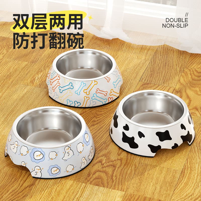 Tigela de comida para cachorro, tigela Anti-tombamento para beber gatos, tigela especial para comida de cachorro, tigela