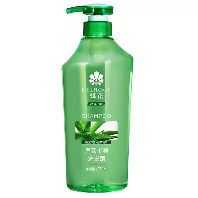 Bee Aloe Vera Shampoo Hidratante Shampoo de Limpeza Hidratante Cuidados com os Cabelos Adequado para Cabelos Oleosos Sha