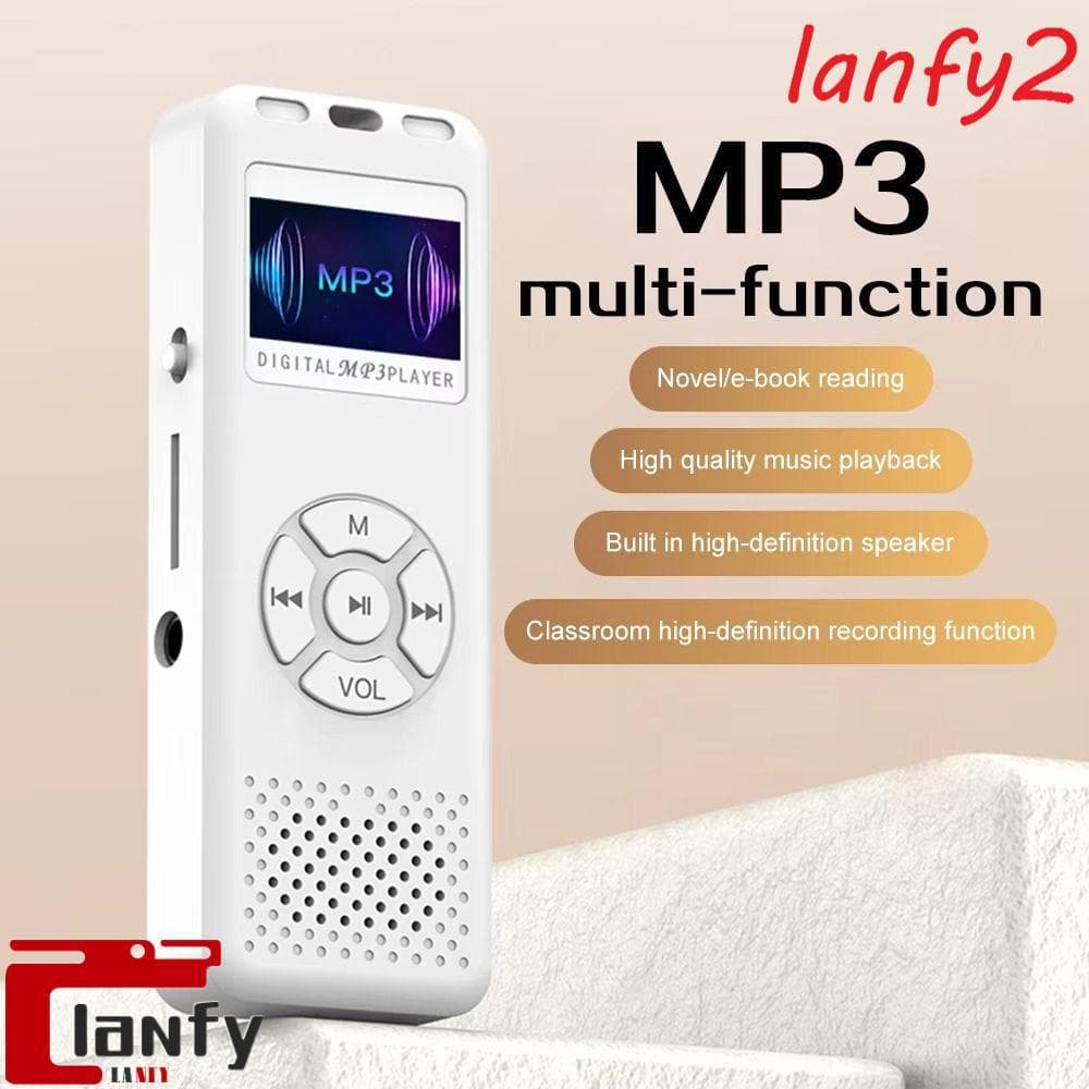 LANFY Estudante MP3 , Alto-Falante Embutido De Alta Capacidade , Reprodutor De Música Cor Sólida Com Botões , Mini