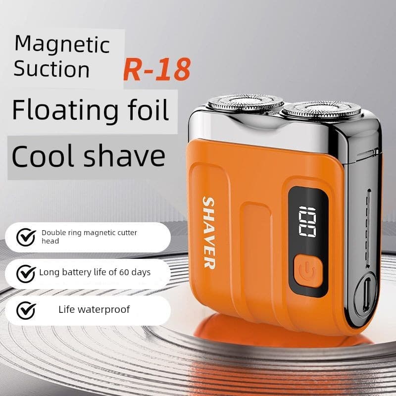 R18 Cross-Border novo estilo barbeador elétrico Ultra limpo Mini Walker portátil barbeador automático masculino