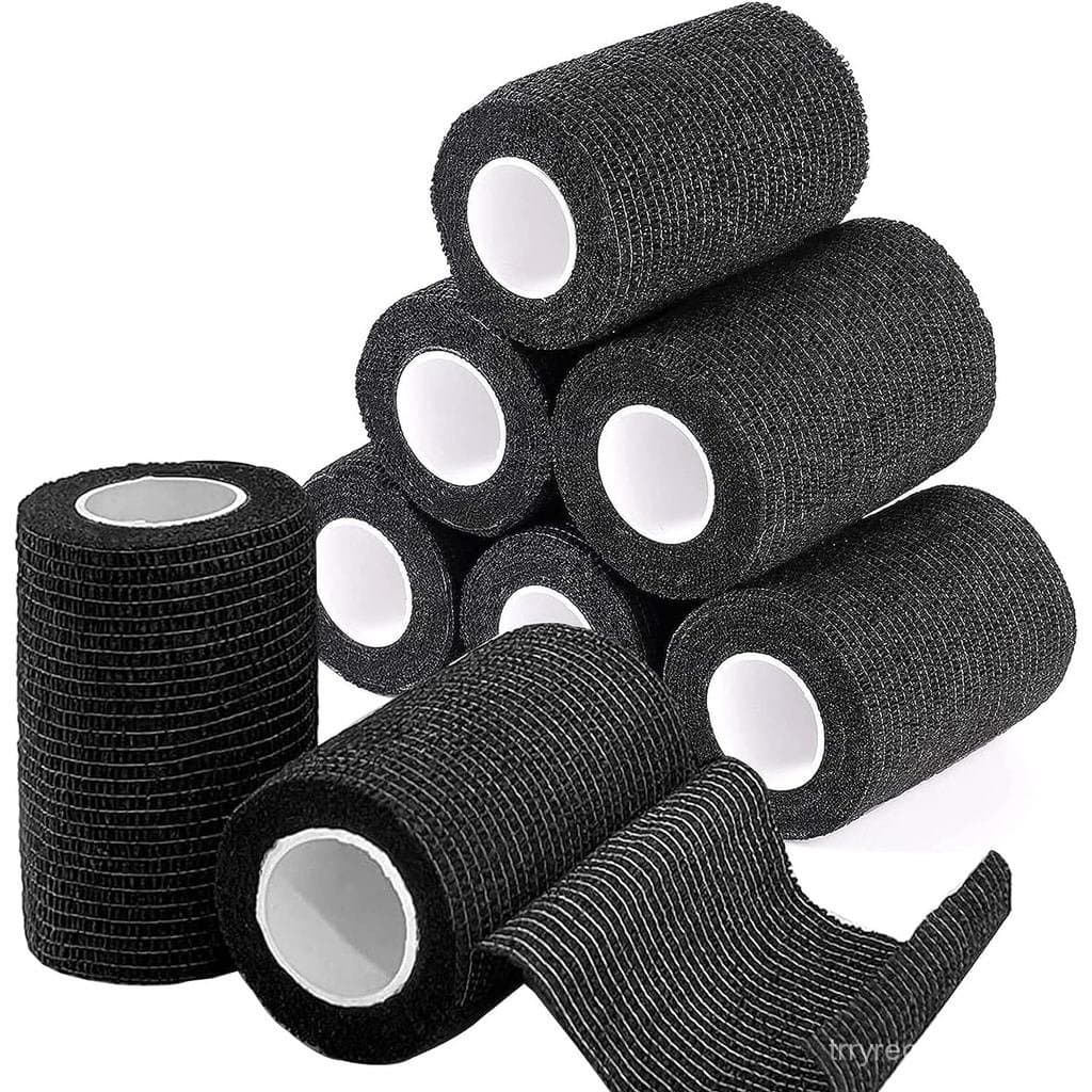 ADMITRY 8 Rolos de Fita Adesiva Autoadesiva, 7,5cm x 4,5m, Bandagem Veterinária para Cães, Cavalos, Bandagens Elásticas