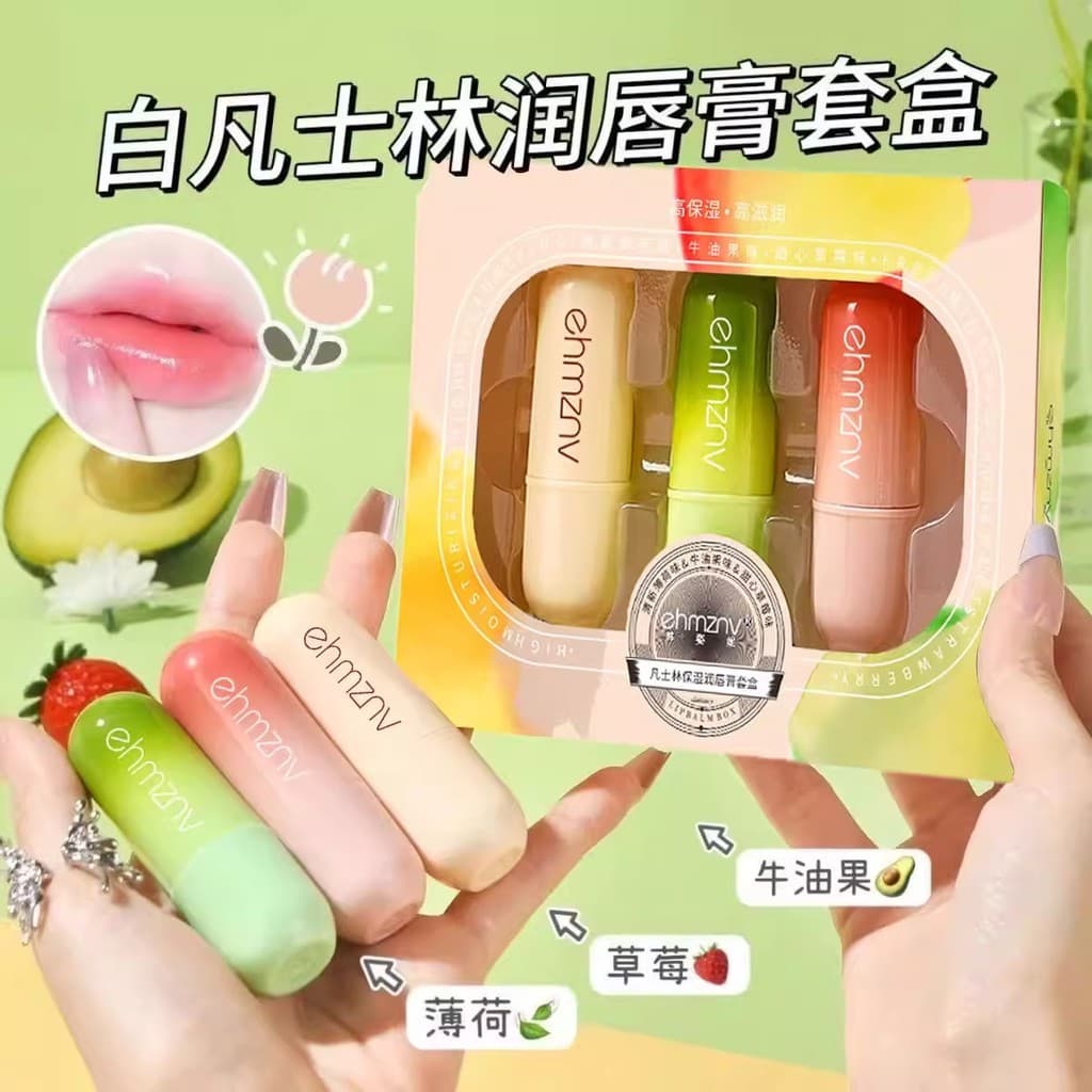Bálsamo labial vaselina bálsamo labial feminino hidratante hidratante hidratante Anti-secagem labial hidratante bálsamo