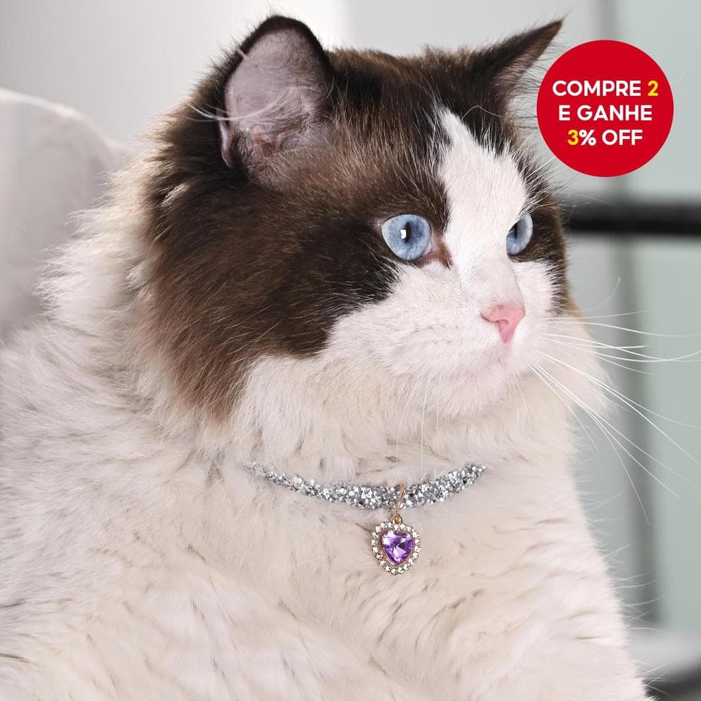 SparklePaws Cristal Pet Colar Brilhante Ajustável Coração Pingente Para Cães Pequenos E Gatos Gato Gravata Borboleta Cão