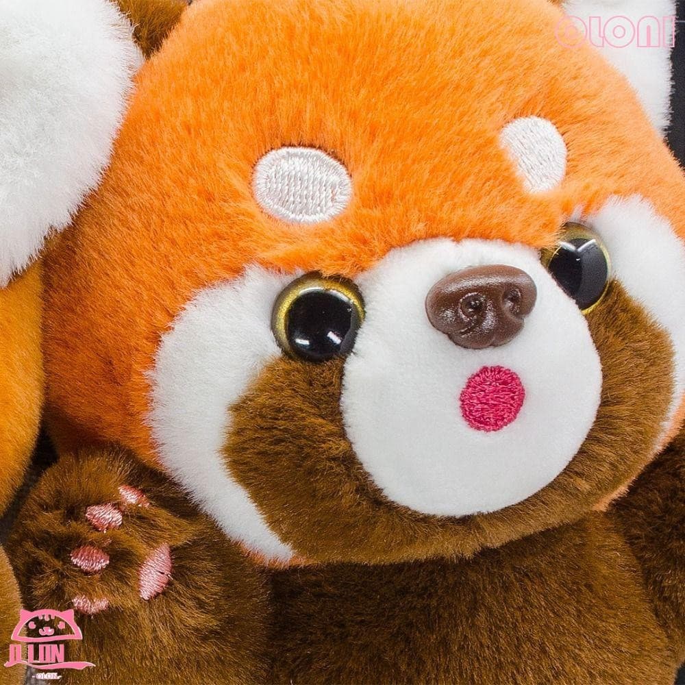 BOLONIMY Pingente De Pelúcia Animal Kawaii , Chaveiro De Panda Vermelho De Brinquedos Macios , Recheada