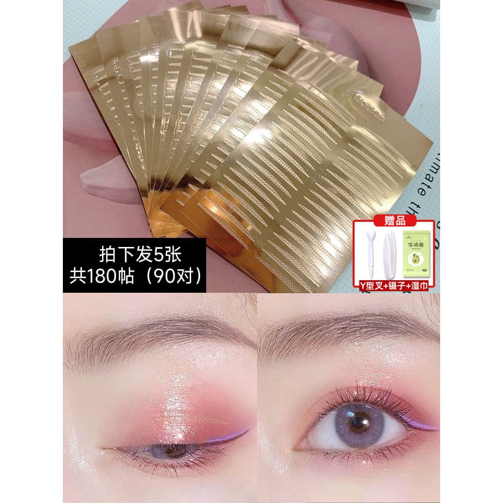 Hanbel adesivo de pálpebra dupla feminino invisível Natural sem costura transparente ultrafino interno pálpebra dupla fe