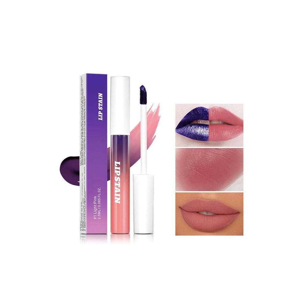 Tintura Labial Matte Removível - Tinta Labial de Longa Duração, Delineador Labial Matte Removível, Batom Líquido à Prova