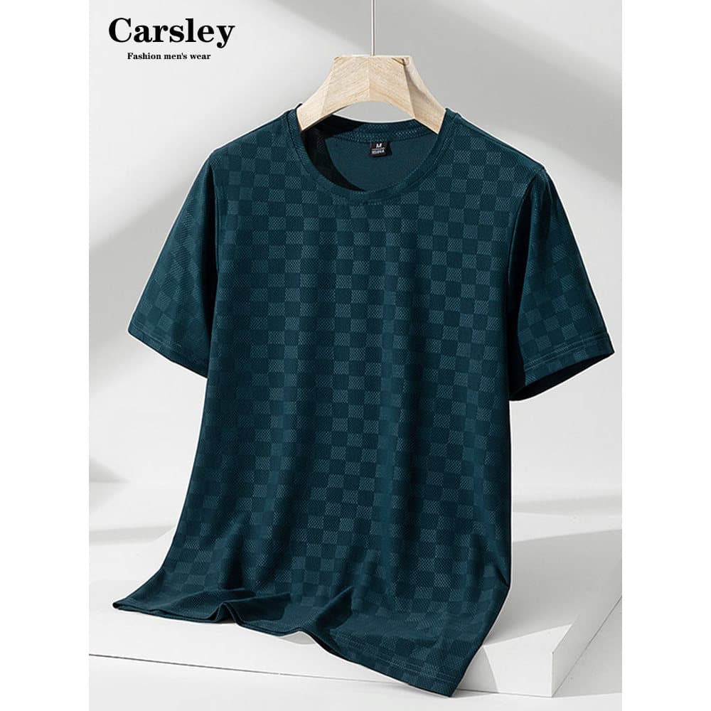 Camiseta de manga curta masculina 2026 verão novo estilo americano na moda juventude moda Casual solto All-Match bonito