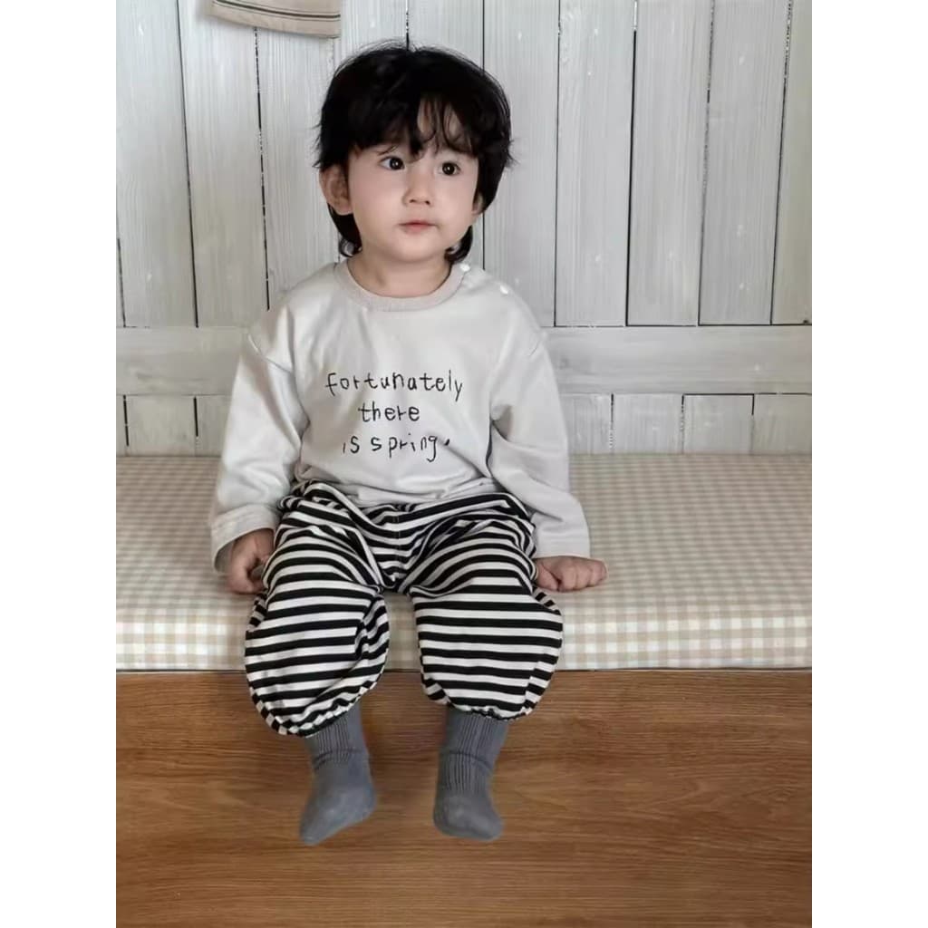 Primavera outono estilo meninos Casual estilo ocidental carta moletom moletom de duas peças terno crianças bebê moda sol