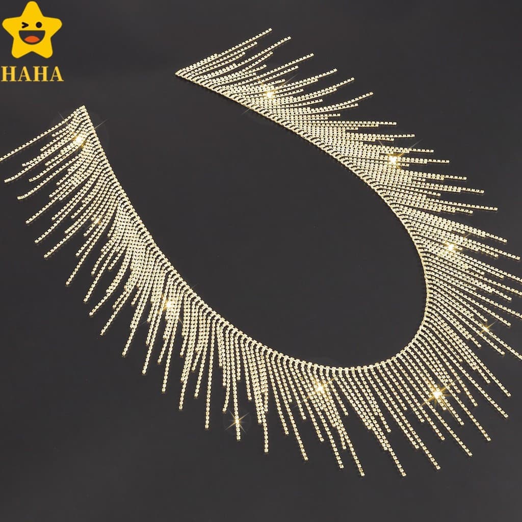 Rhinestone Long Tassel Trim 1 Yard Glitter Chain Bridal Accessories Shopbc5780 B001