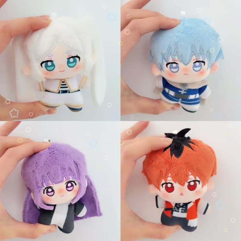 10cm Frieren Beyond Journey's End Plushie Himmel Fern Stark Boneca De Pelúcia Chaveiro Para Ita Bolsa Acessório Kawaii M