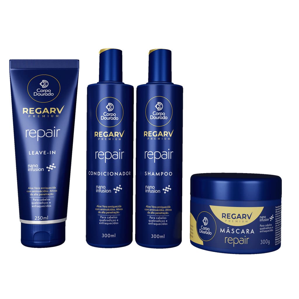 KIT - LINHA COMPLETA REGARV PREMIUM REPAIR