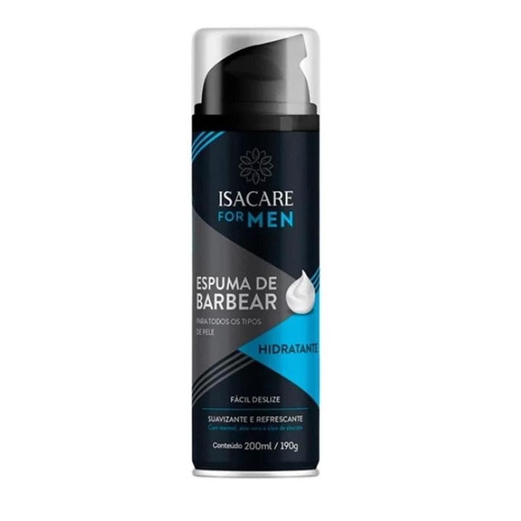 Isacare For Men Espuma Barbear Mentol Aloe Vera 200ml
