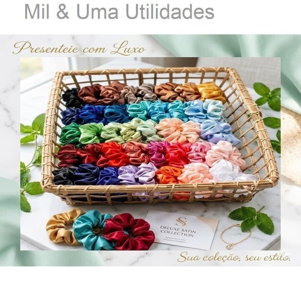 Scrunchie Laçarote de CetimLS87UO0EAAW8