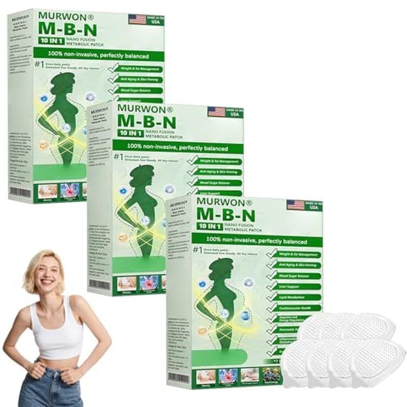 Patch Metabólico Nano Fusion 10 Em 1 Mbn , 2026 Novos Adesivos Profissionais De Moringa , Adesivo Para Mulheres E Homens