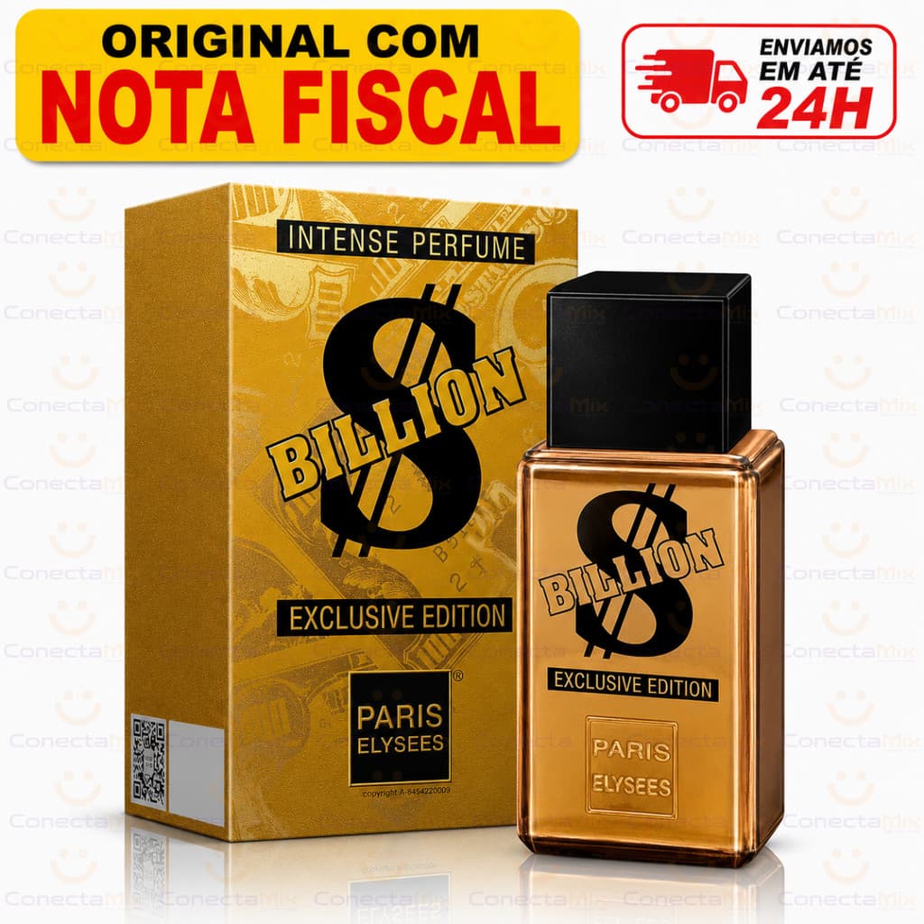 Billion  Exclusive Edition 100 Ml Paris Elysees Lançamento 2024