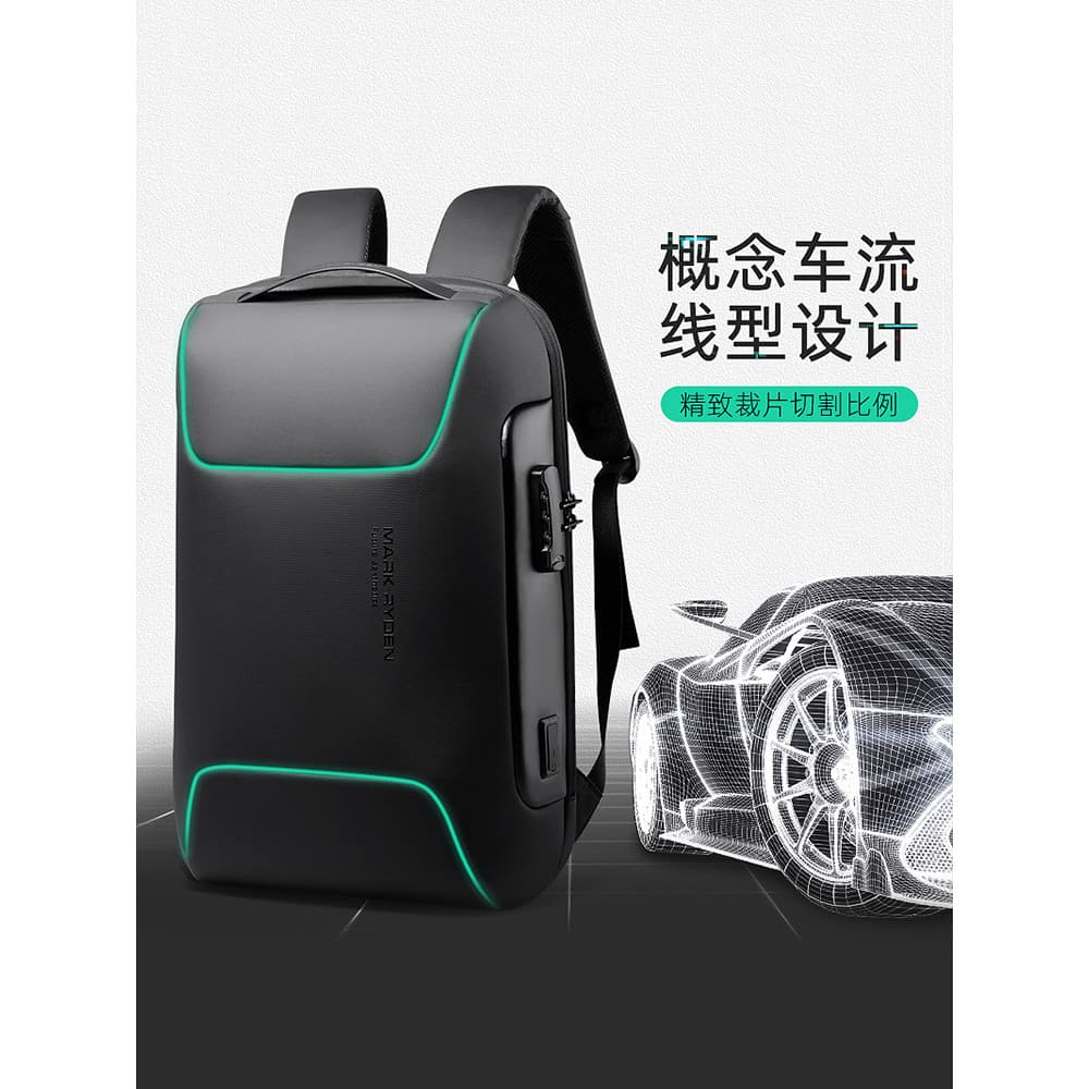 Marco Laden Mochila Masculina Viagem de Grande Capacidade Bolsa Computador Portátil de 15.6 Polegadas Bolsa Escola de La